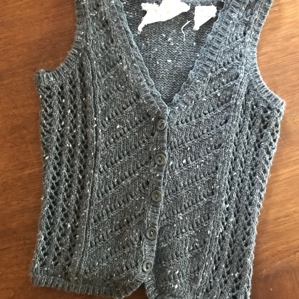 Cute cropped sweater vest